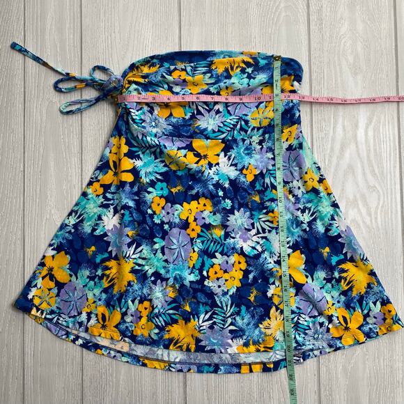 Patagonia Women's Neo Tropics Channel Blue & Yellow Lithia Skirt Size XS X-Small - Picture 4 of 8